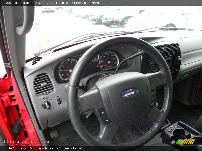 Torch Red / Ebony Black/Red 2006 Ford Ranger STX SuperCab