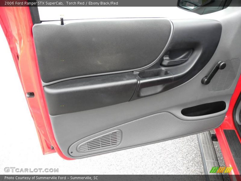 Torch Red / Ebony Black/Red 2006 Ford Ranger STX SuperCab