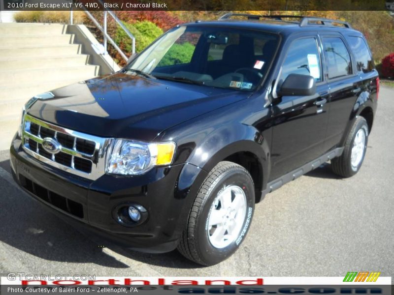 Black / Charcoal Black 2010 Ford Escape XLT V6 4WD
