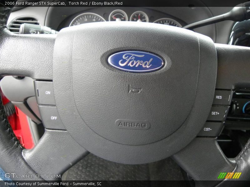 Torch Red / Ebony Black/Red 2006 Ford Ranger STX SuperCab