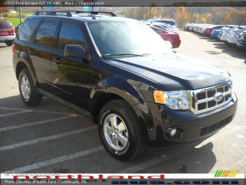 Black / Charcoal Black 2010 Ford Escape XLT V6 4WD
