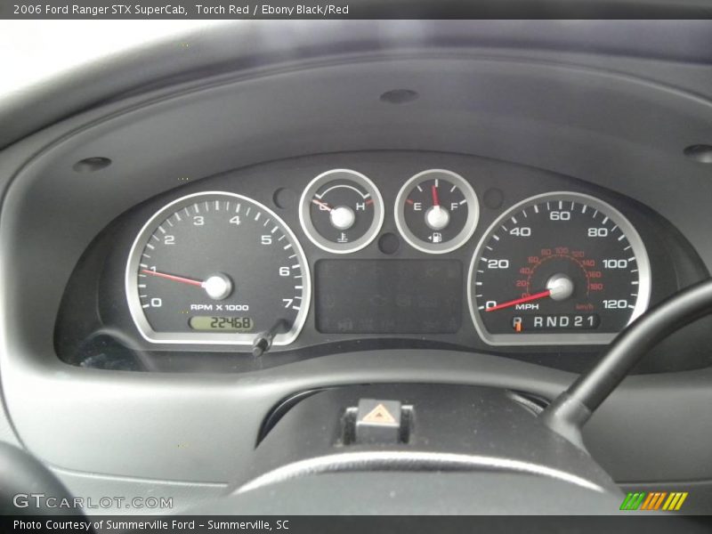 Torch Red / Ebony Black/Red 2006 Ford Ranger STX SuperCab