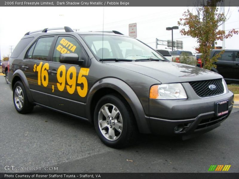 Dark Shadow Grey Metallic / Pebble Beige 2006 Ford Freestyle Limited