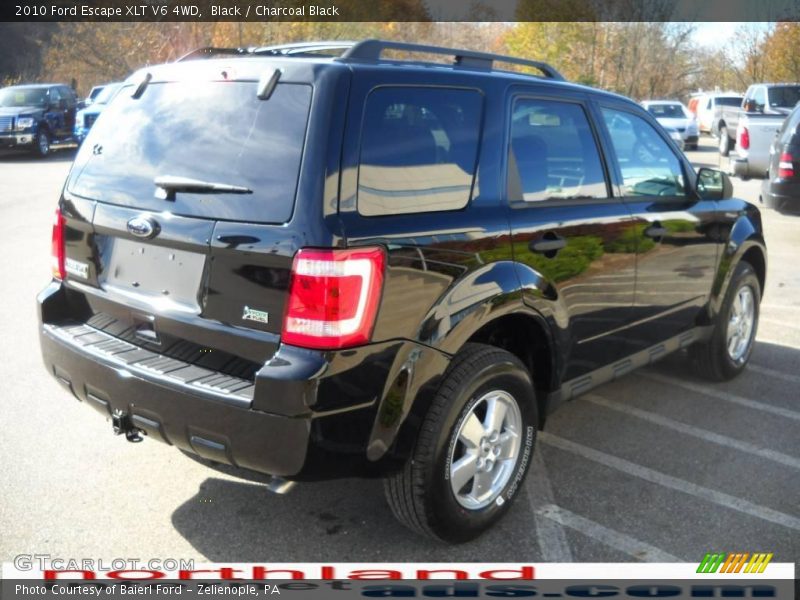 Black / Charcoal Black 2010 Ford Escape XLT V6 4WD