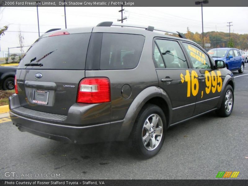 Dark Shadow Grey Metallic / Pebble Beige 2006 Ford Freestyle Limited