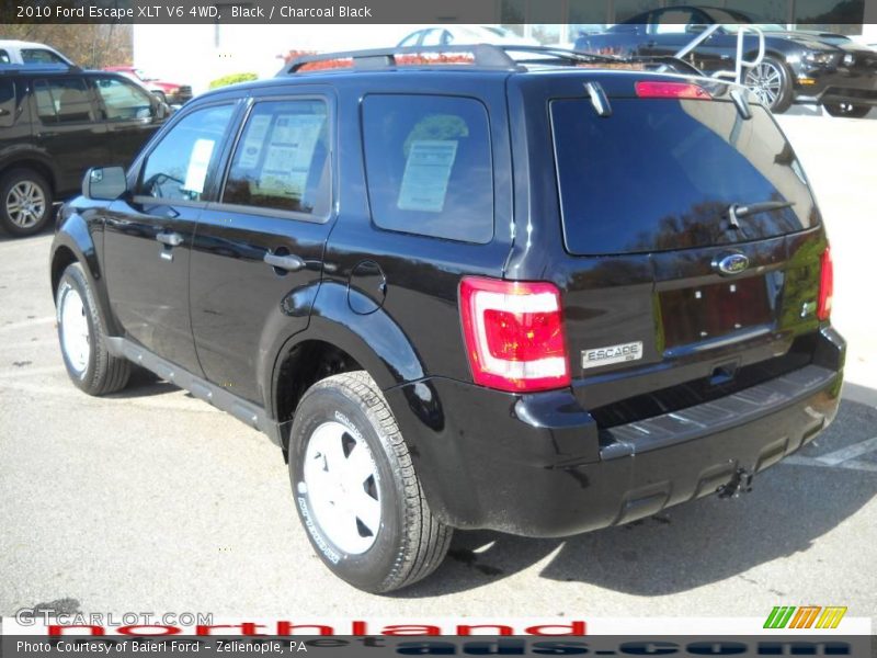 Black / Charcoal Black 2010 Ford Escape XLT V6 4WD