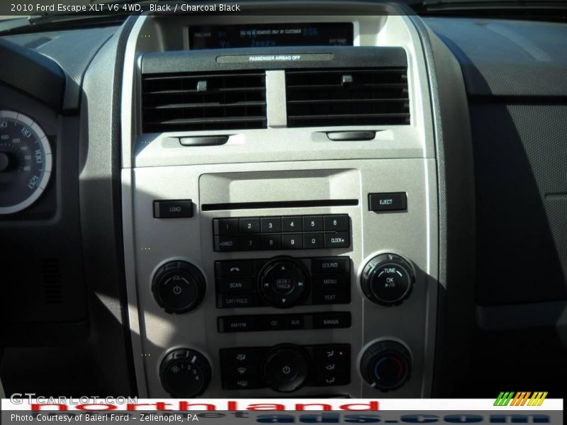Black / Charcoal Black 2010 Ford Escape XLT V6 4WD