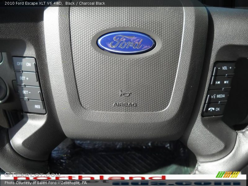Black / Charcoal Black 2010 Ford Escape XLT V6 4WD