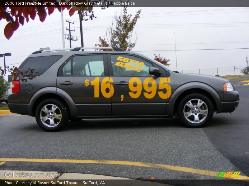 Dark Shadow Grey Metallic / Pebble Beige 2006 Ford Freestyle Limited