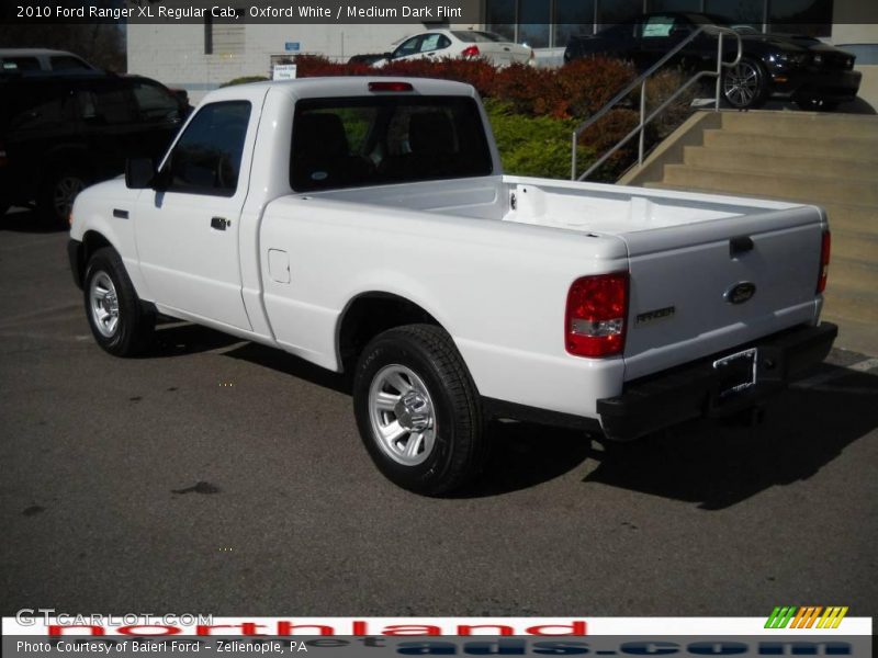 Oxford White / Medium Dark Flint 2010 Ford Ranger XL Regular Cab