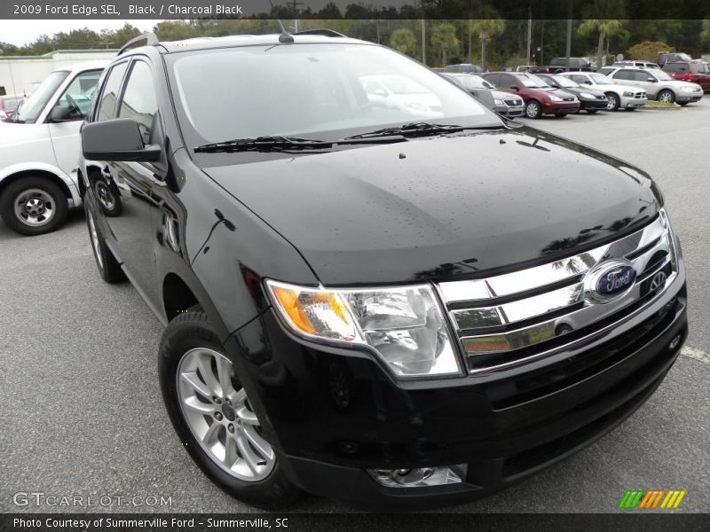 Black / Charcoal Black 2009 Ford Edge SEL