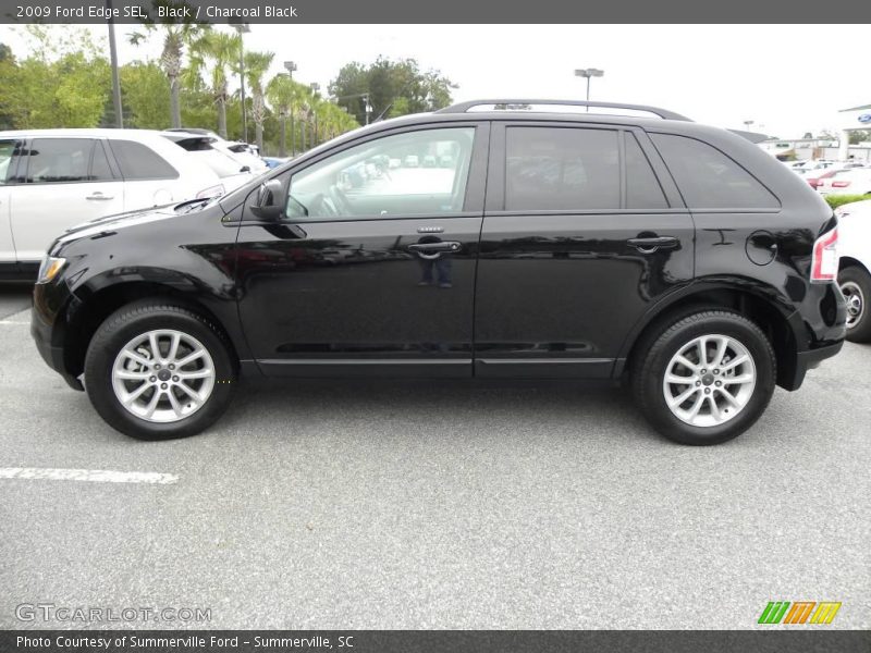 Black / Charcoal Black 2009 Ford Edge SEL