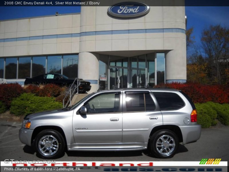 Silver Mist Metallic / Ebony 2008 GMC Envoy Denali 4x4