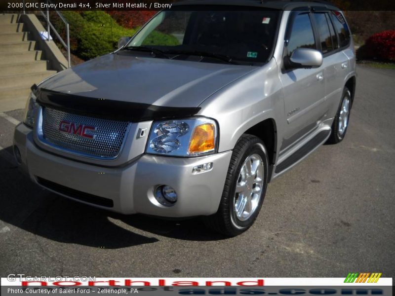 Silver Mist Metallic / Ebony 2008 GMC Envoy Denali 4x4