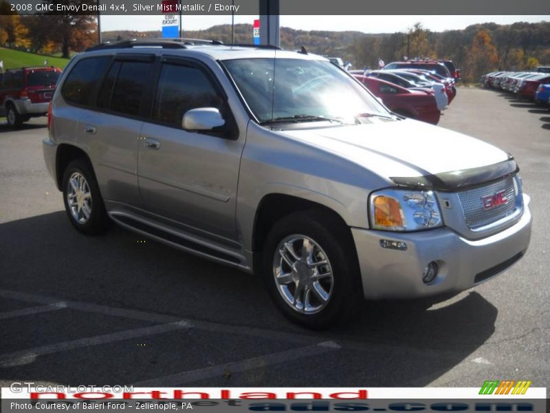 Silver Mist Metallic / Ebony 2008 GMC Envoy Denali 4x4