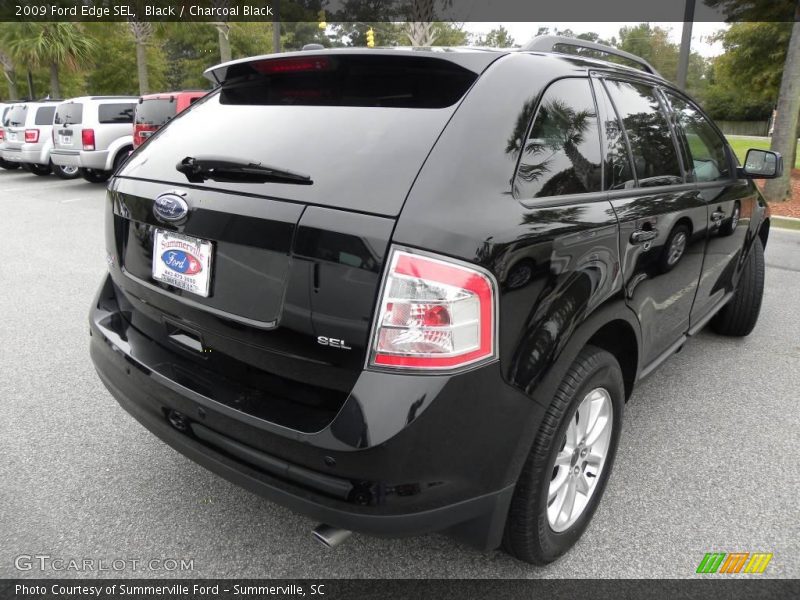 Black / Charcoal Black 2009 Ford Edge SEL