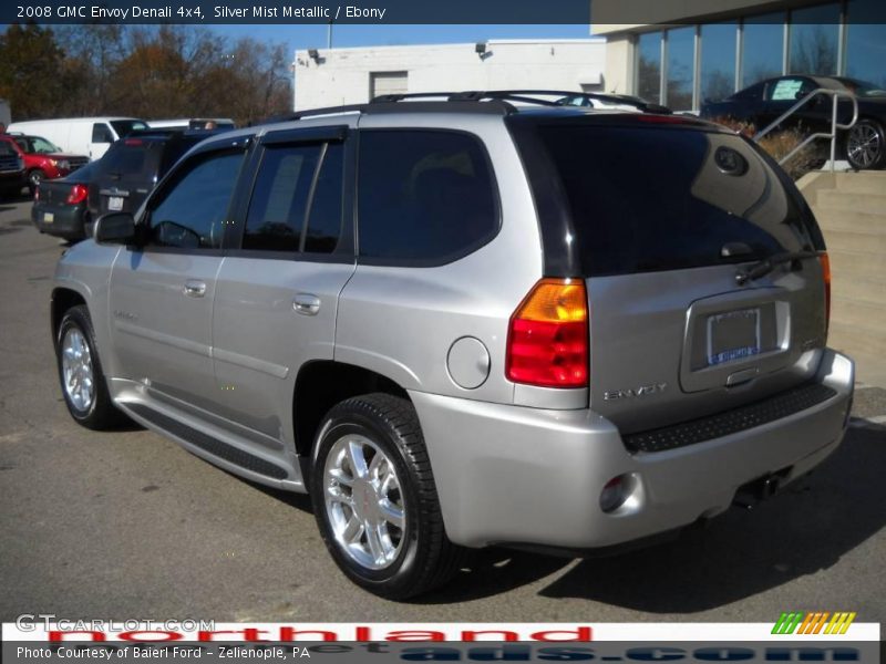 Silver Mist Metallic / Ebony 2008 GMC Envoy Denali 4x4