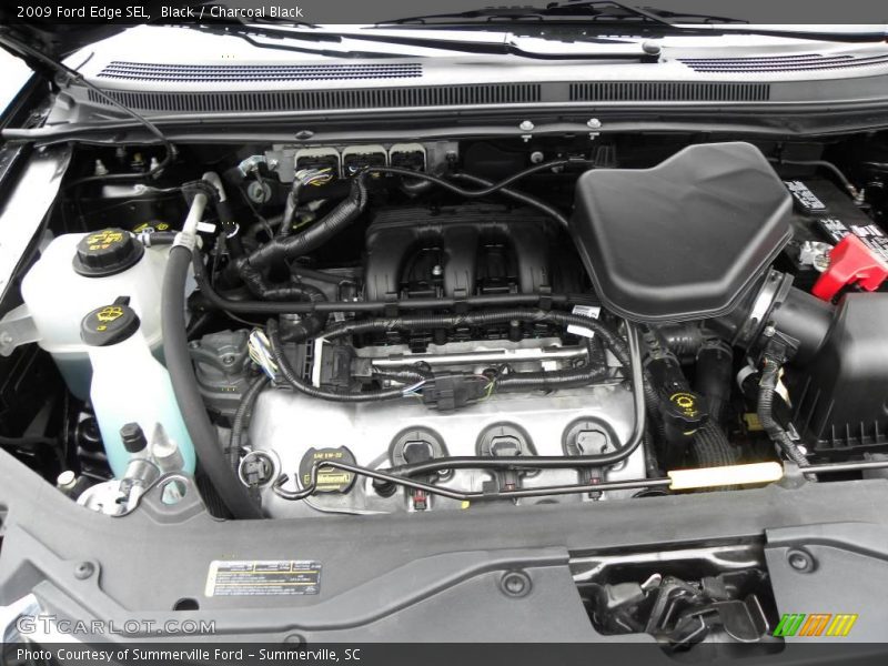 Black / Charcoal Black 2009 Ford Edge SEL