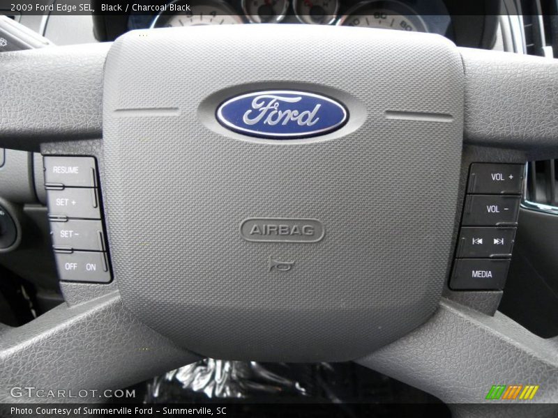Black / Charcoal Black 2009 Ford Edge SEL