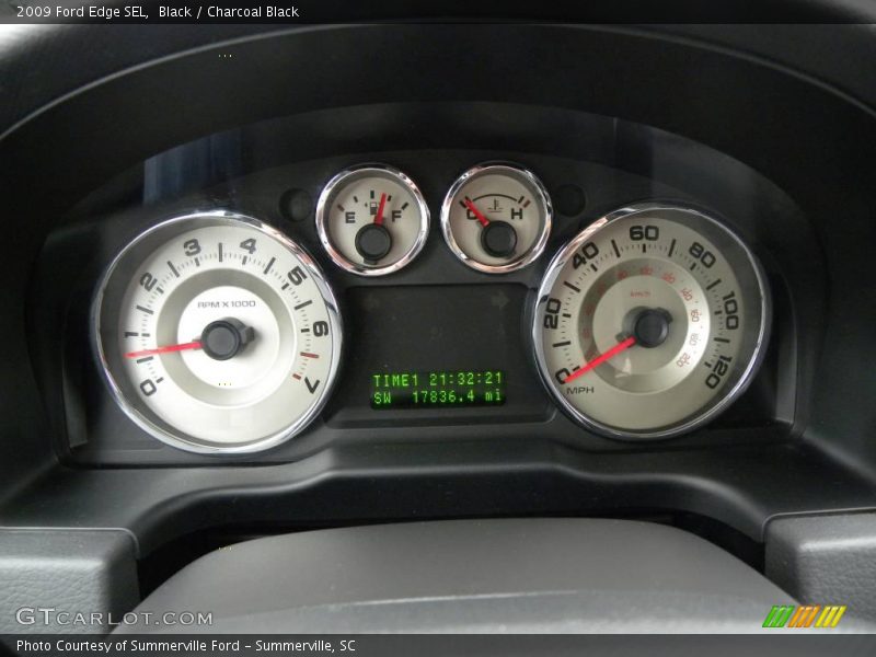 Black / Charcoal Black 2009 Ford Edge SEL