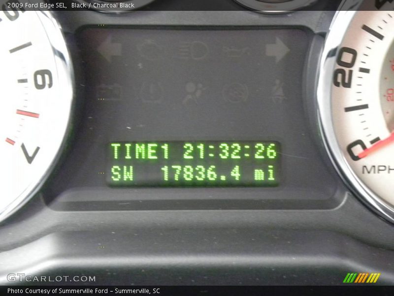 Black / Charcoal Black 2009 Ford Edge SEL