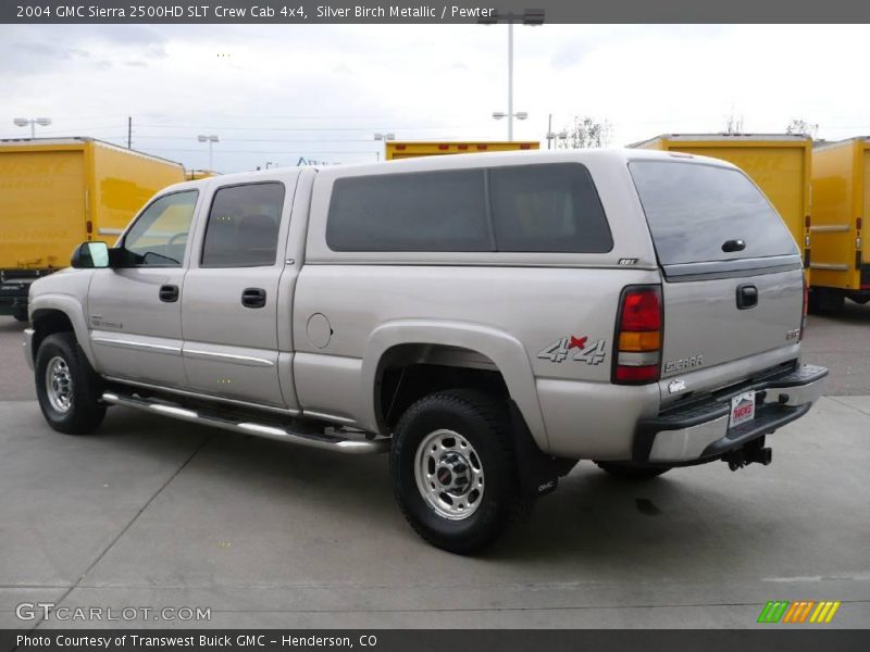 Silver Birch Metallic / Pewter 2004 GMC Sierra 2500HD SLT Crew Cab 4x4