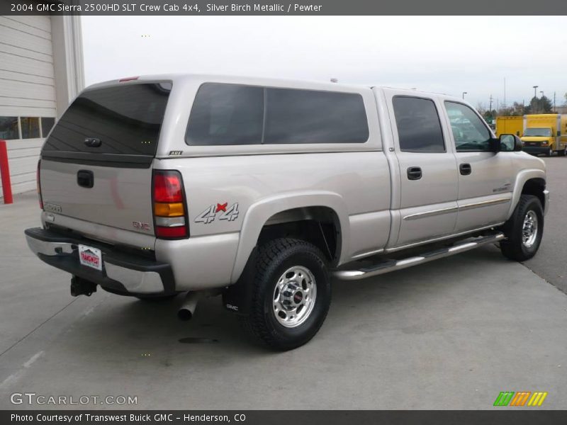 Silver Birch Metallic / Pewter 2004 GMC Sierra 2500HD SLT Crew Cab 4x4