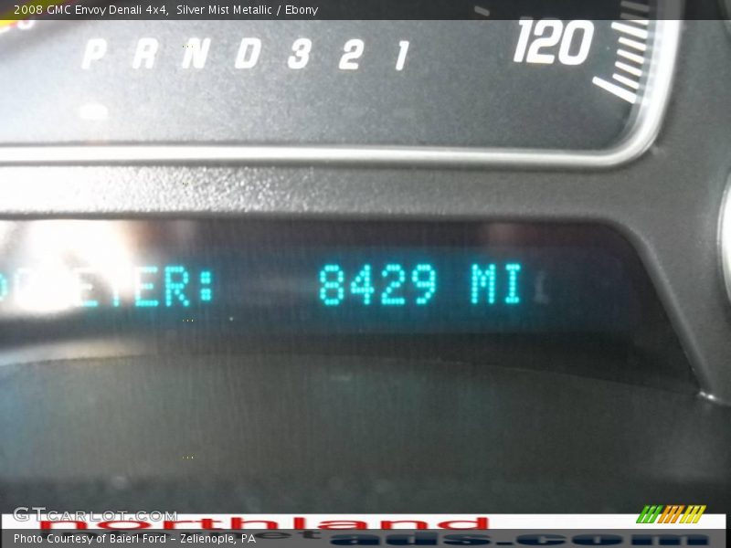 Silver Mist Metallic / Ebony 2008 GMC Envoy Denali 4x4
