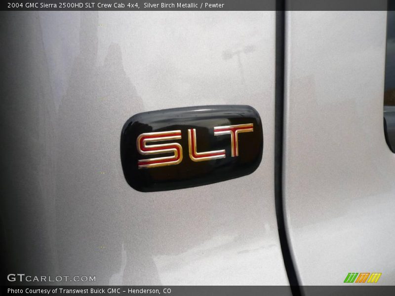 Silver Birch Metallic / Pewter 2004 GMC Sierra 2500HD SLT Crew Cab 4x4