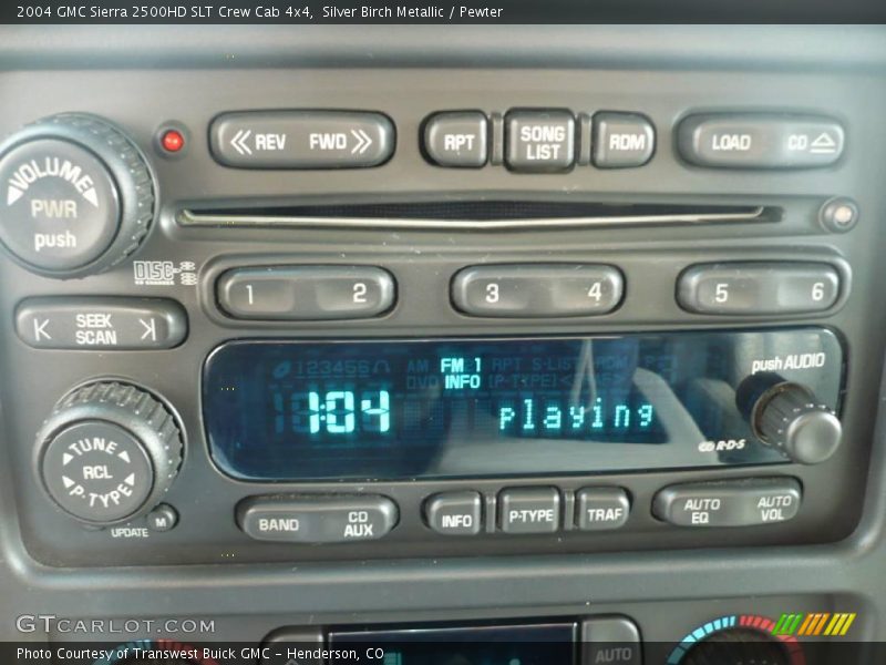 Silver Birch Metallic / Pewter 2004 GMC Sierra 2500HD SLT Crew Cab 4x4