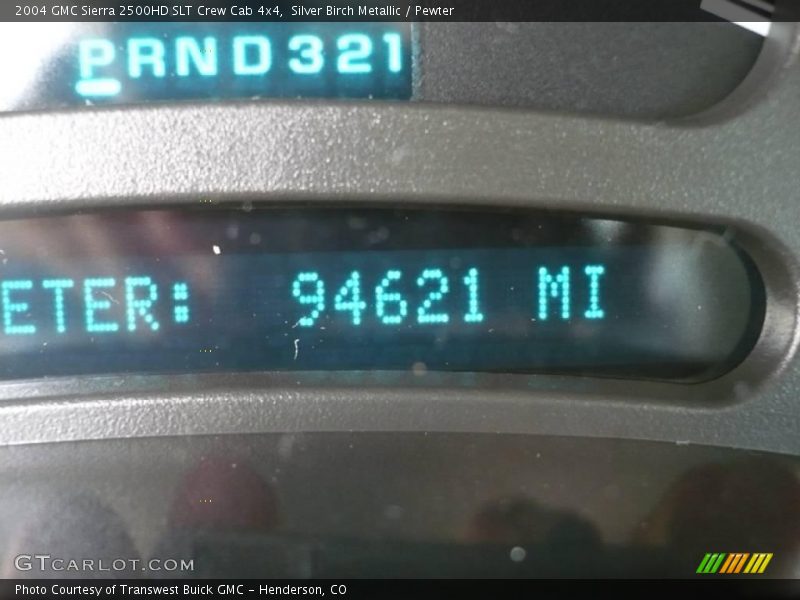 Silver Birch Metallic / Pewter 2004 GMC Sierra 2500HD SLT Crew Cab 4x4