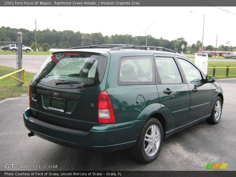 Rainforest Green Metallic / Medium Graphite Grey 2001 Ford Focus SE Wagon