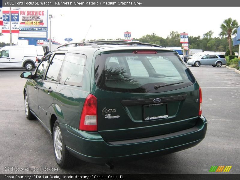 Rainforest Green Metallic / Medium Graphite Grey 2001 Ford Focus SE Wagon