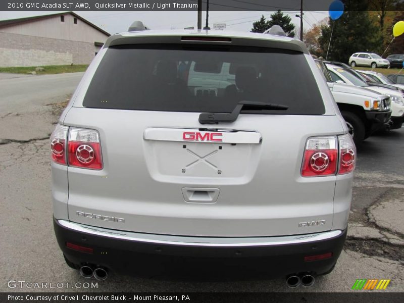 Quicksilver Metallic / Light Titanium 2010 GMC Acadia SLT AWD