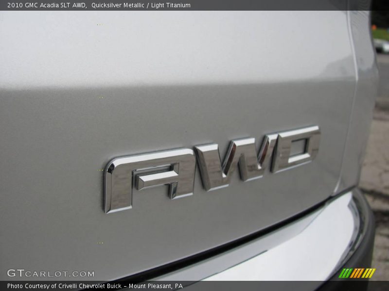 Quicksilver Metallic / Light Titanium 2010 GMC Acadia SLT AWD