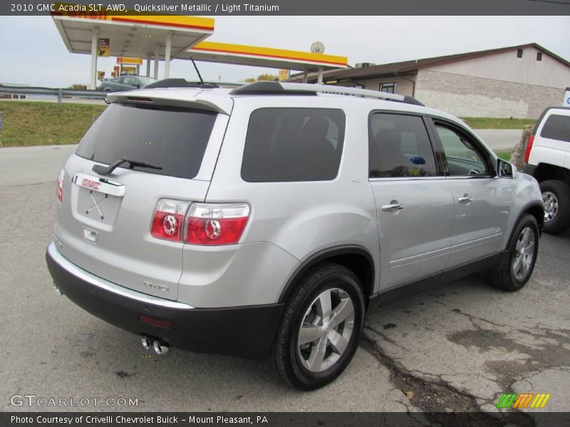 Quicksilver Metallic / Light Titanium 2010 GMC Acadia SLT AWD