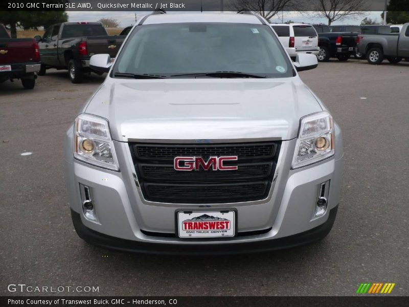 Quicksilver Metallic / Jet Black 2010 GMC Terrain SLE AWD