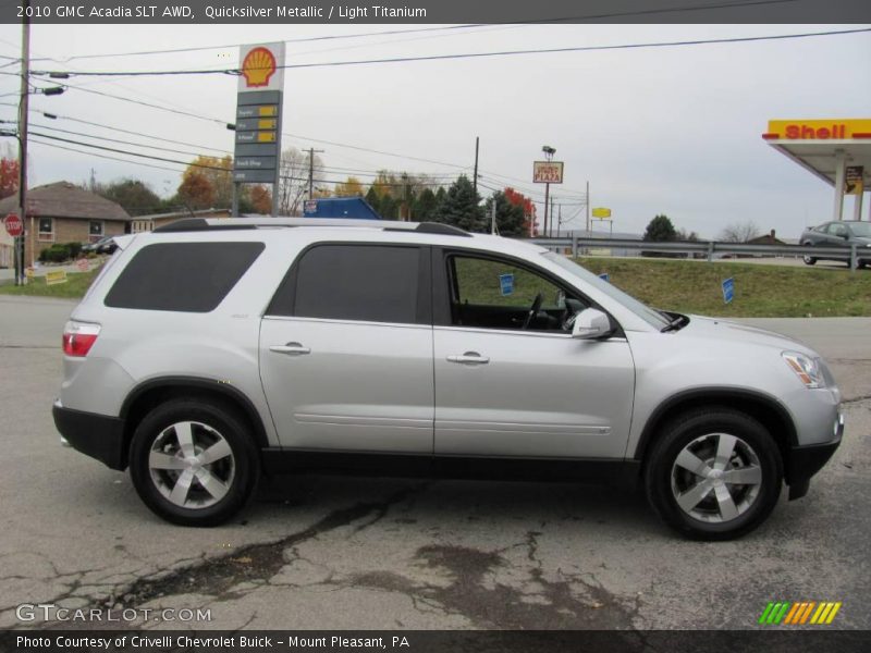 Quicksilver Metallic / Light Titanium 2010 GMC Acadia SLT AWD