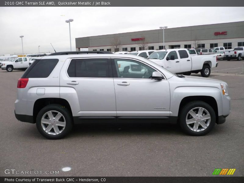 Quicksilver Metallic / Jet Black 2010 GMC Terrain SLE AWD