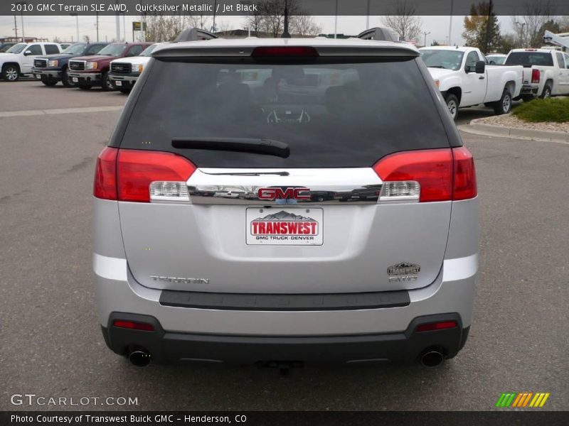 Quicksilver Metallic / Jet Black 2010 GMC Terrain SLE AWD