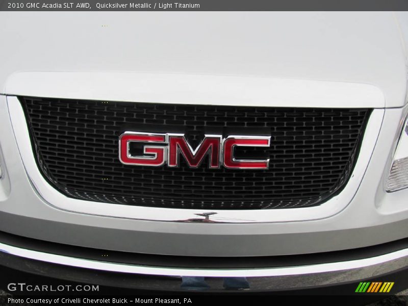 Quicksilver Metallic / Light Titanium 2010 GMC Acadia SLT AWD