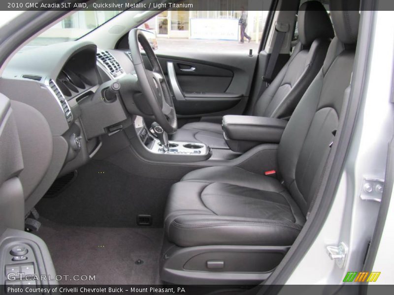 Quicksilver Metallic / Light Titanium 2010 GMC Acadia SLT AWD