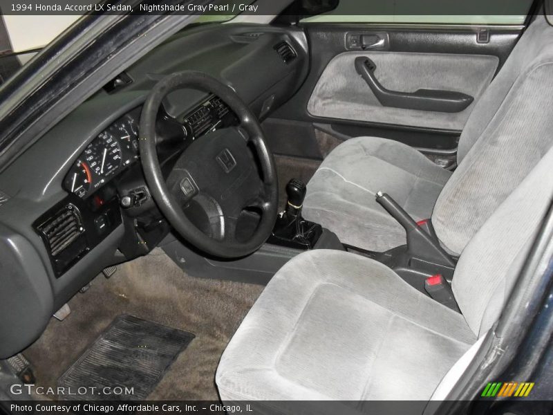 Nightshade Gray Pearl / Gray 1994 Honda Accord LX Sedan