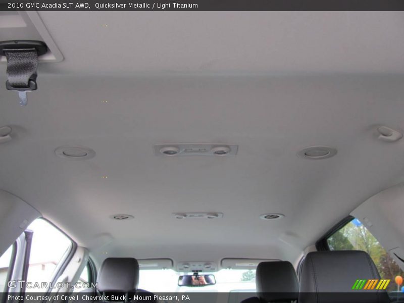 Quicksilver Metallic / Light Titanium 2010 GMC Acadia SLT AWD