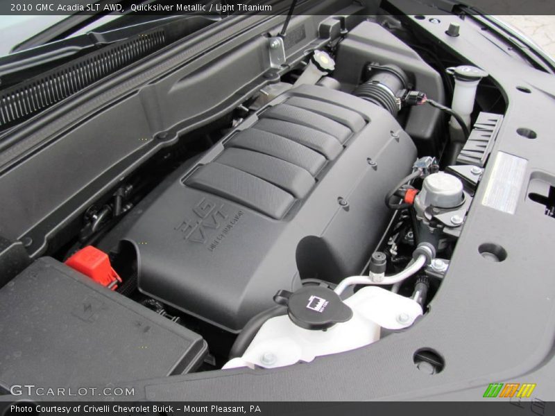 Quicksilver Metallic / Light Titanium 2010 GMC Acadia SLT AWD