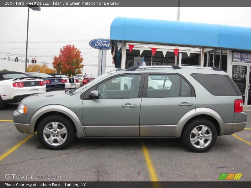 Titanium Green Metallic / Shale Grey 2007 Ford Freestyle SEL