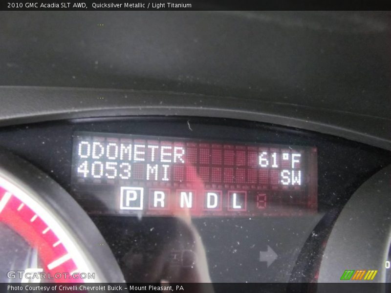 Quicksilver Metallic / Light Titanium 2010 GMC Acadia SLT AWD
