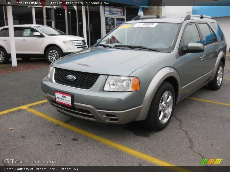 Titanium Green Metallic / Shale Grey 2007 Ford Freestyle SEL
