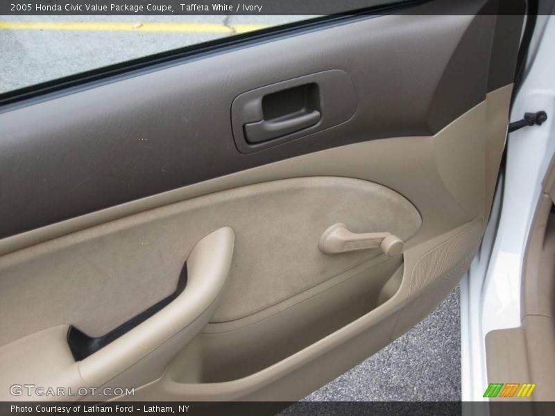 Taffeta White / Ivory 2005 Honda Civic Value Package Coupe