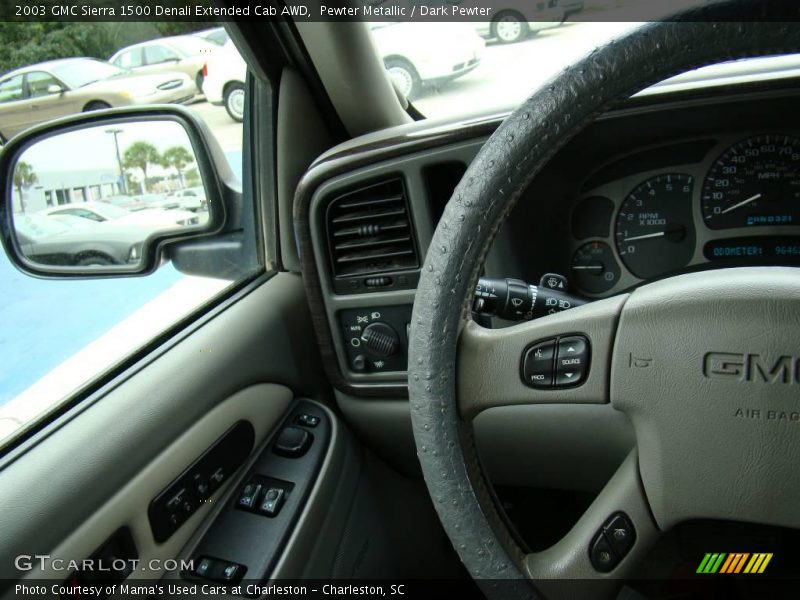 Pewter Metallic / Dark Pewter 2003 GMC Sierra 1500 Denali Extended Cab AWD